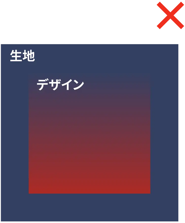 デザインに透明度を用いた画像
